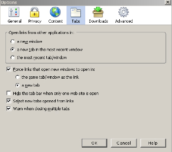 [options tabs]