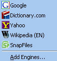 Search Menu